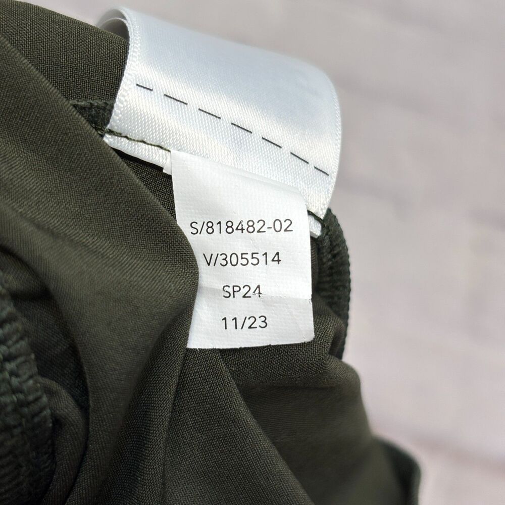 Athleta Brooklyn Mid Rise Ankle Utility Pants Size 14 Aspen Olive SP24 D132 -16 - Picture 13 of 16